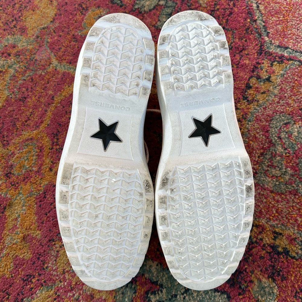 Converse | Women’s Peach All Star Lift Platform Side Zip Hi-Top Sneakers Sz 5.5 - Picture 14 of 16